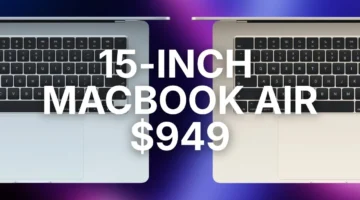 سعر MacBook Air مقاس 15 بوصة ينخفض إلى 949 دولاراً عبر أمازون